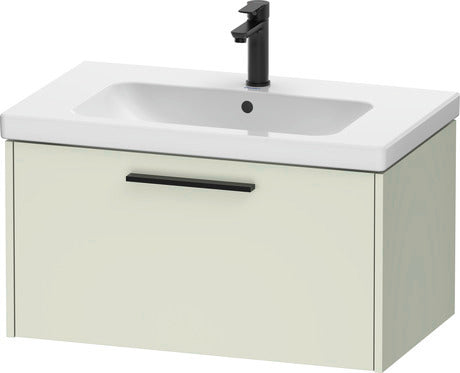 D-Code Vanity unit wall-mounted 800m 1 Drawer