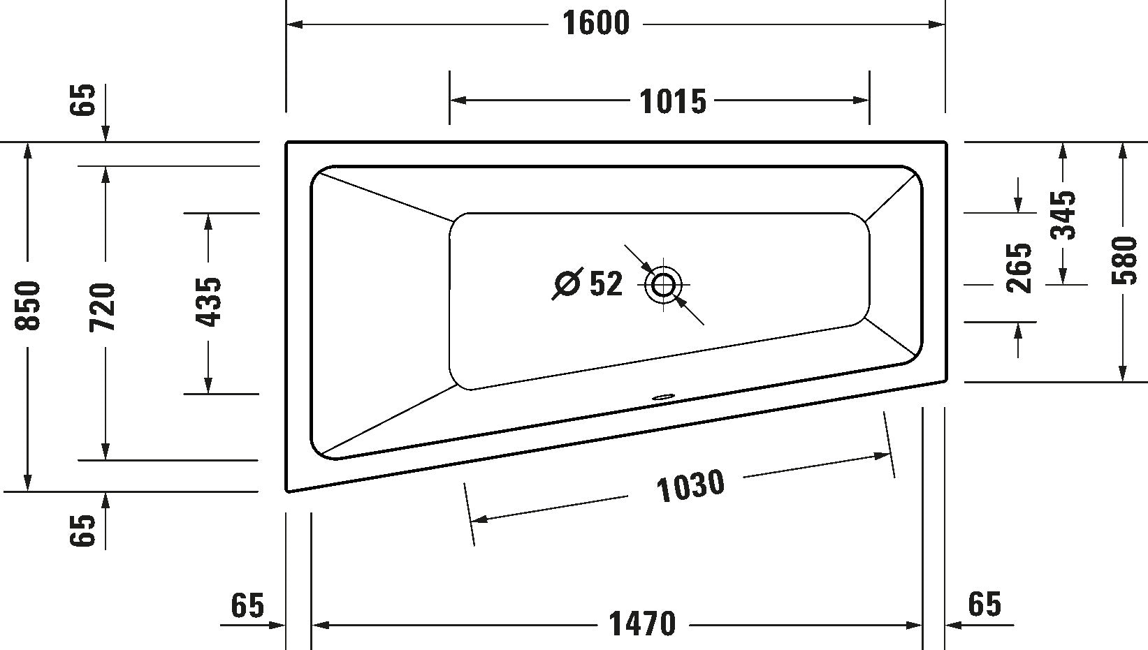 Duravit No.1 Bathtub White