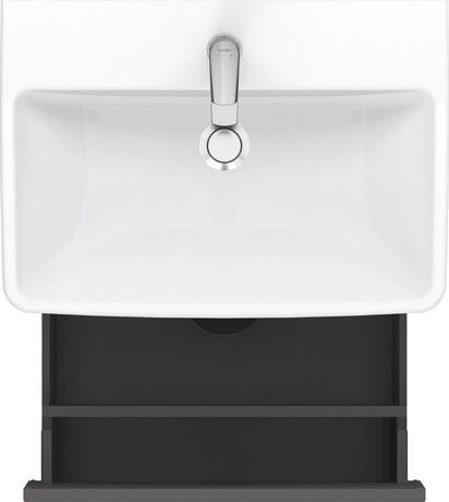 Duravit No.1 Vanity unit wall-mounted 1-drawer (internal drawer and siphon cut out)