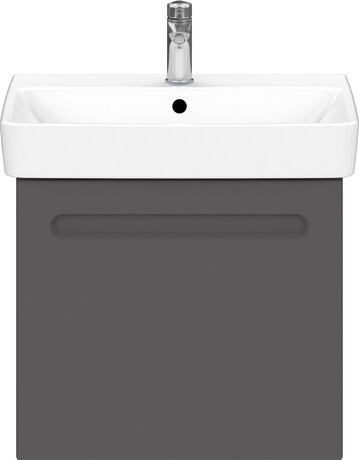 Duravit No.1 Vanity unit wall-mounted 1-drawer (internal drawer and siphon cut out)