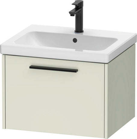 D-Code Vanity unit wall-mounted 600m 1 Drawer