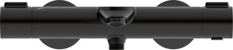 Wave Bathtub thermostat for exposed installation