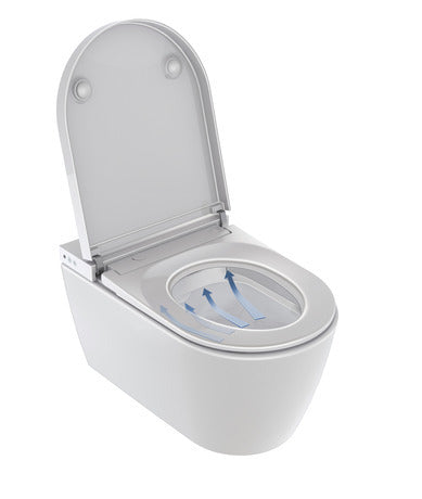 SensoWash Starck f Compact shower toilet Lite White