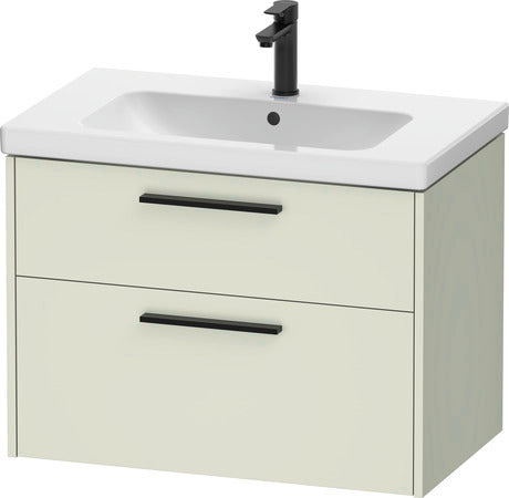 D-Code Vanity unit wall-mounted 800m 2 Drawer