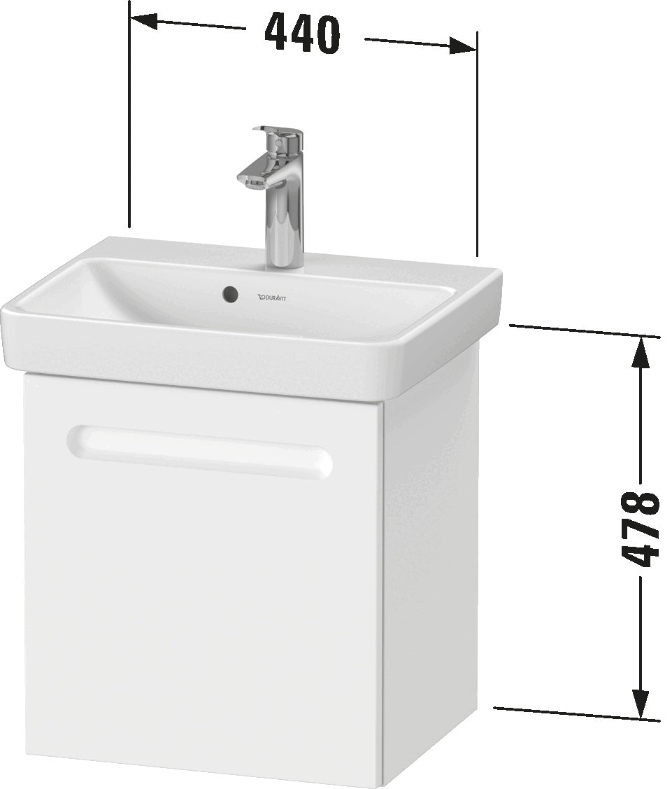 Duravit No.1 Vanity unit wall-mounted 1-drawer