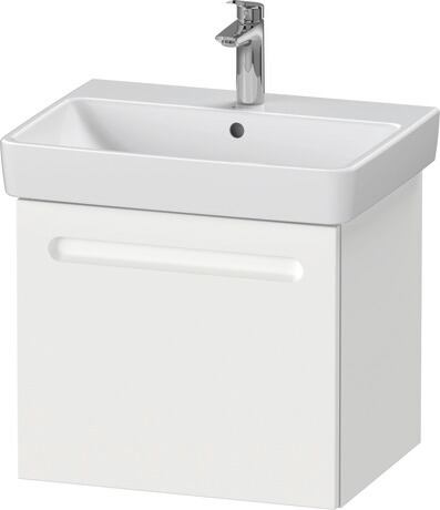 Duravit No.1 Vanity unit wall-mounted 1-drawer (internal drawer and siphon cut out)