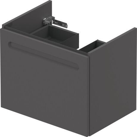 Duravit No.1 Vanity unit wall-mounted 1-drawer (internal drawer and siphon cut out)