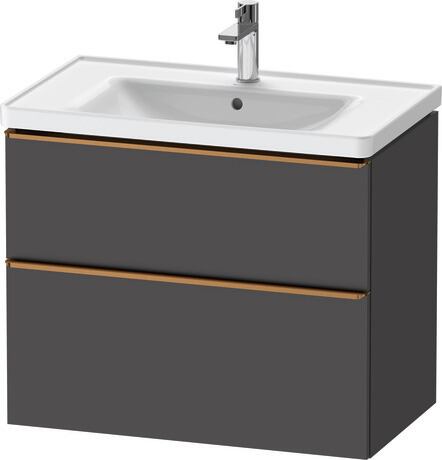 D-Neo Vanity unit wall-mounted 784 mm 2 drawers