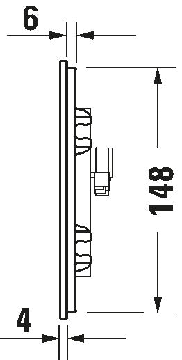 DuraSystem Electronic actuator plate for WC A2