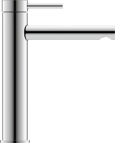 Circle Single lever basin mixer Chrome High Gloss