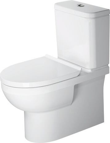 Duravit No.1 Toilet close-coupled White High Gloss