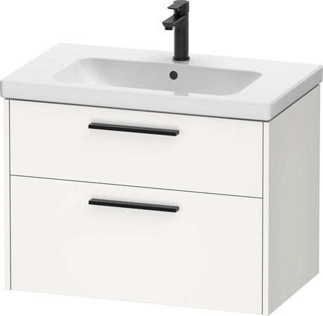 D-Code Vanity unit wall-mounted 800m 2 Drawer