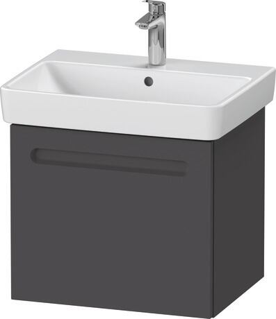 Duravit No.1 Vanity unit wall-mounted 1-drawer (internal drawer and siphon cut out)