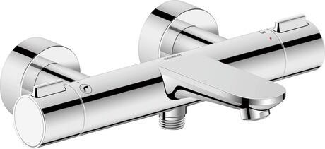Wave Bathtub thermostat for exposed installation