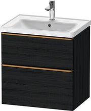 D-Neo Vanity unit wall-mounted 634 mm 2 drawers