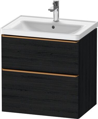 D-Neo Vanity unit wall-mounted 634 mm 2 drawers