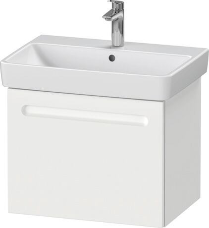 Duravit No.1 Vanity unit wall-mounted 1-drawer (internal drawer and siphon cut out)
