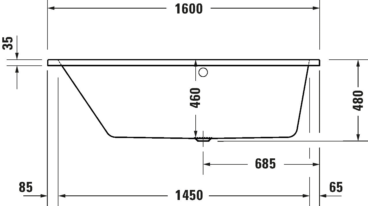Duravit No.1 Bathtub White