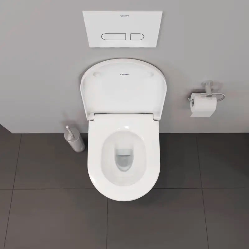 D-Neo Toilet set wall-mounted, Compact ceramic, Rimless
