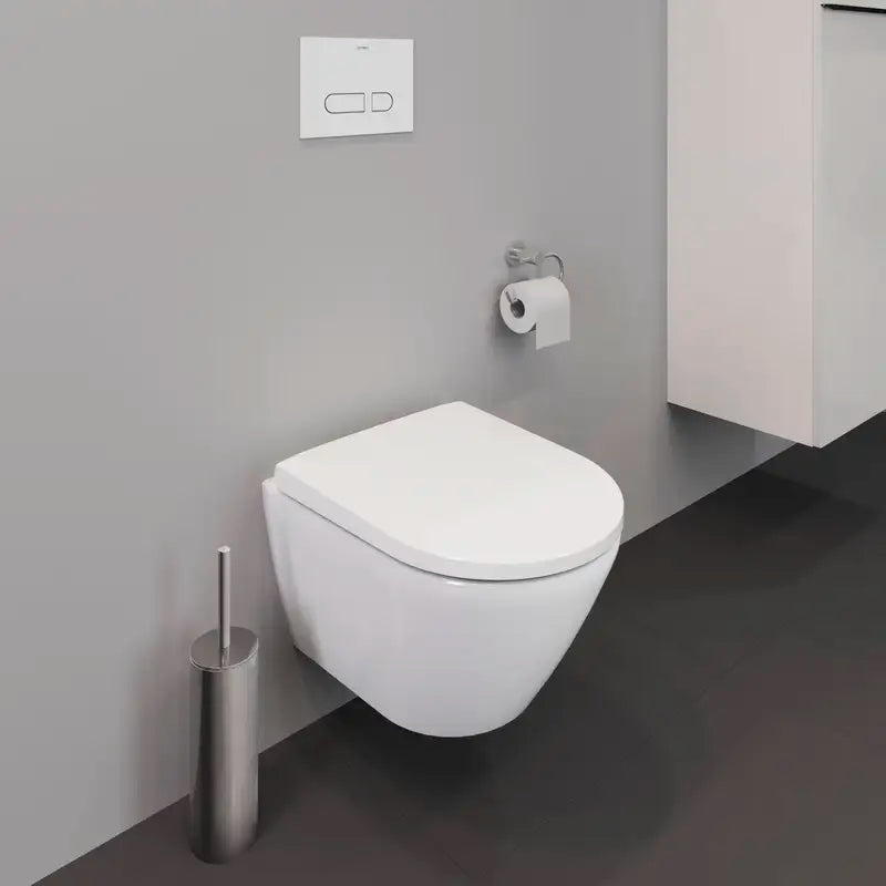 D-Neo Toilet set wall-mounted, Compact ceramic, Rimless