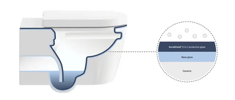 ME by Starck Wall-mounted toilet Rimless
