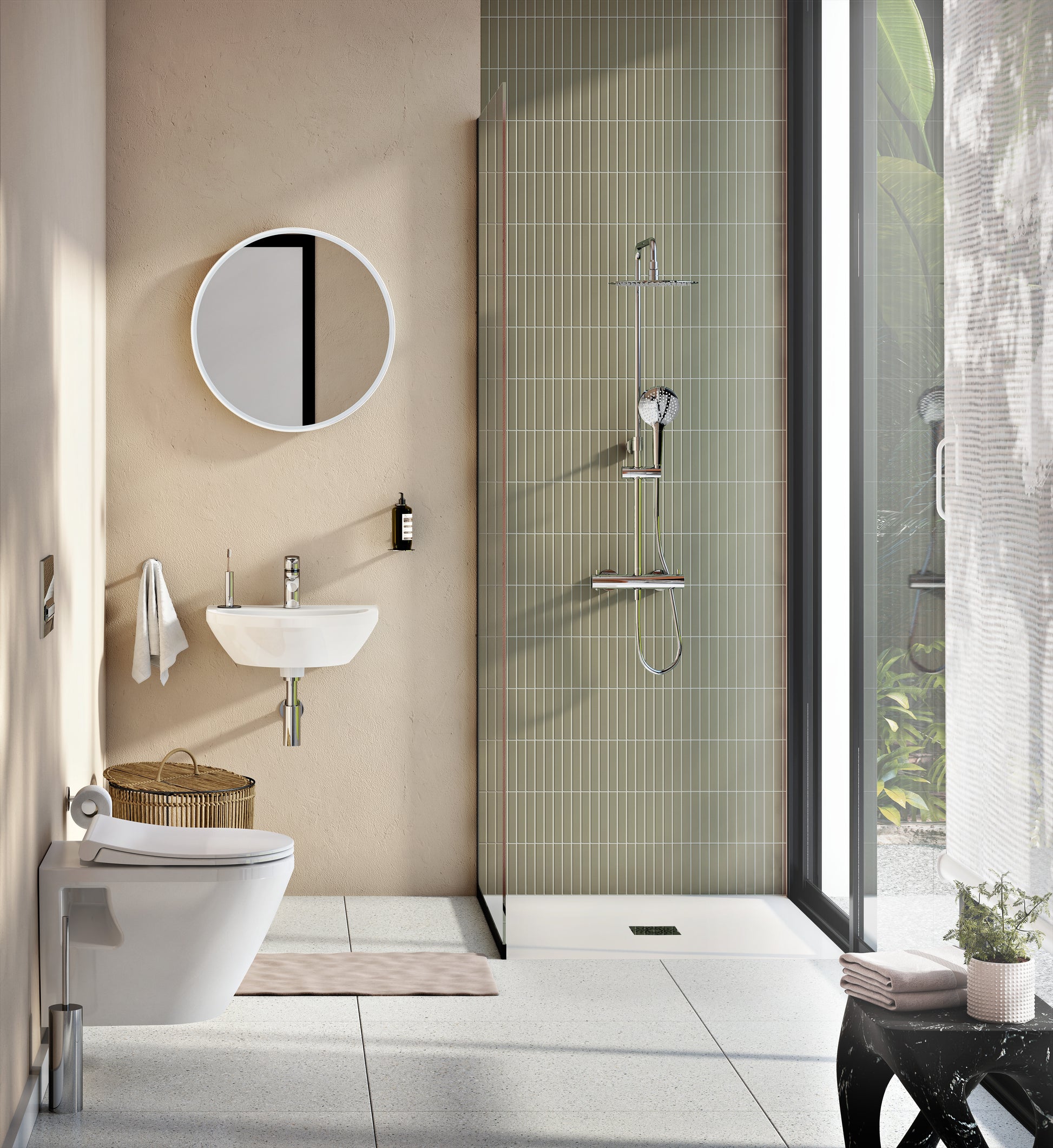 Standard Washbasin, 50cm, Round