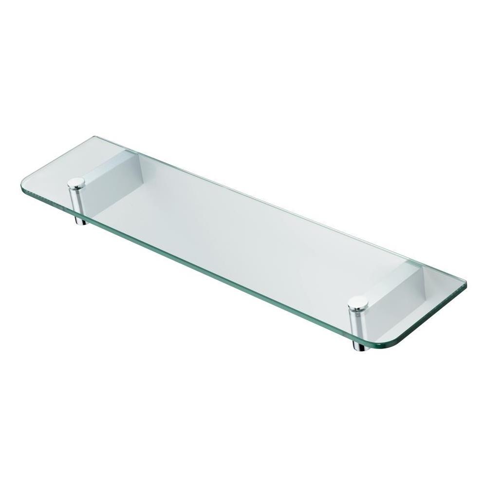 Connect 50cm glass shelf with brackets