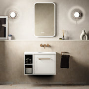 Crosswater Infinity 700 Framed Unit Gloss with Right Hand Basin