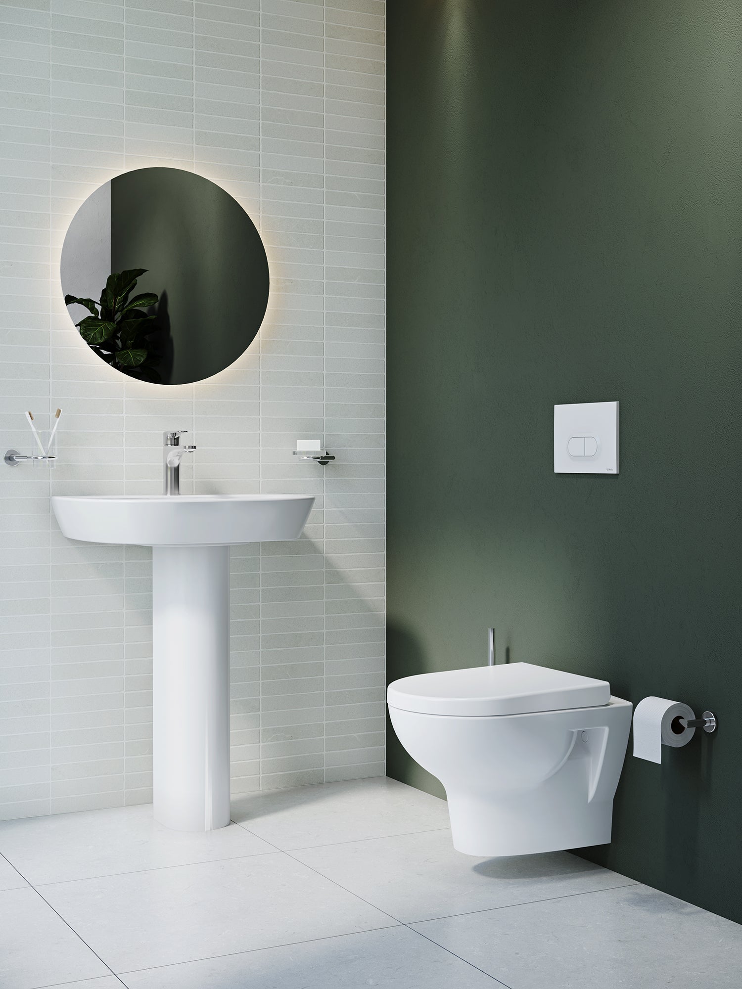 Washbasin, 65 cm