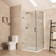 Roman Liberty Hinged Door (760mm) Matt Black