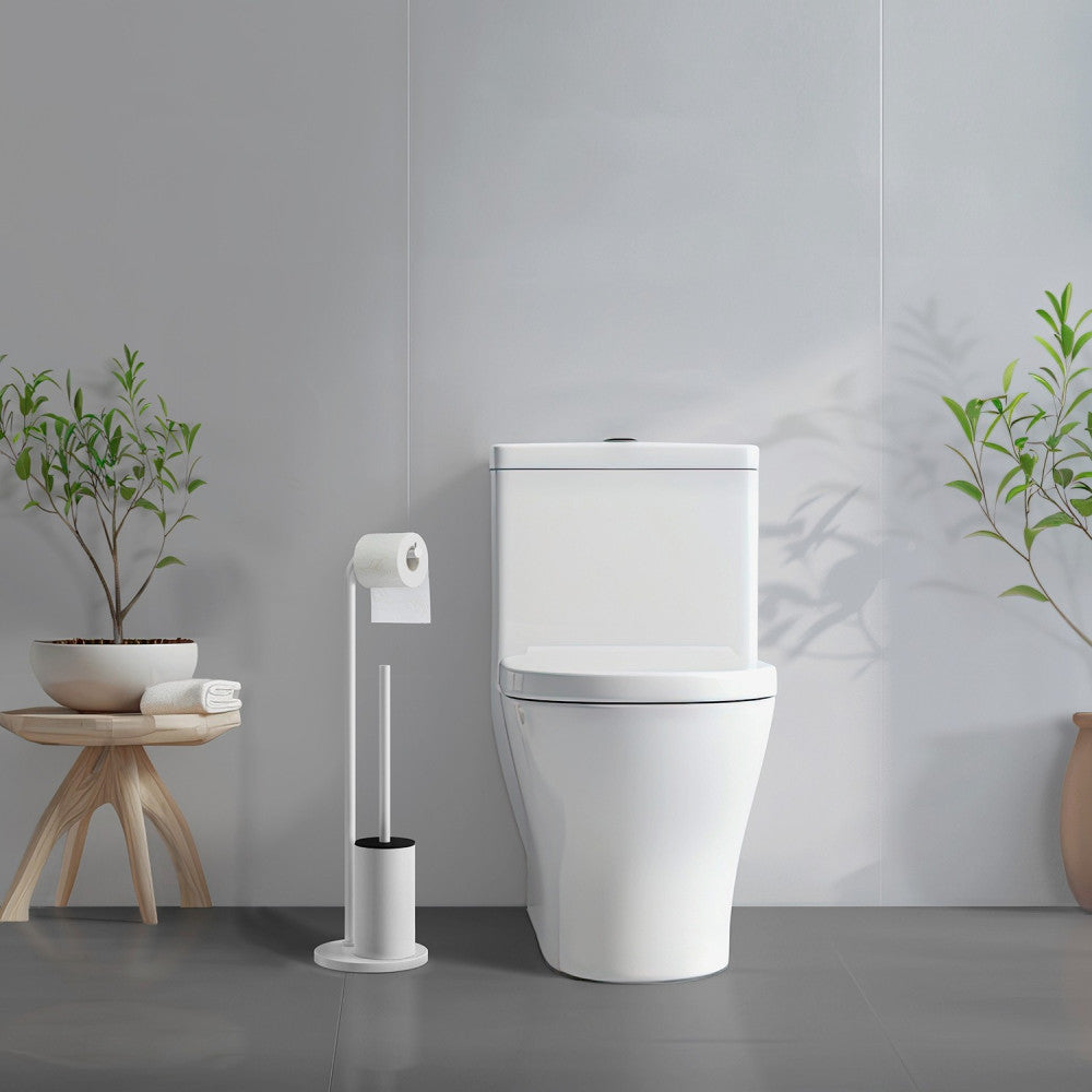 Smedbo Toilet Roll Holder Toilet Brush Free Standing