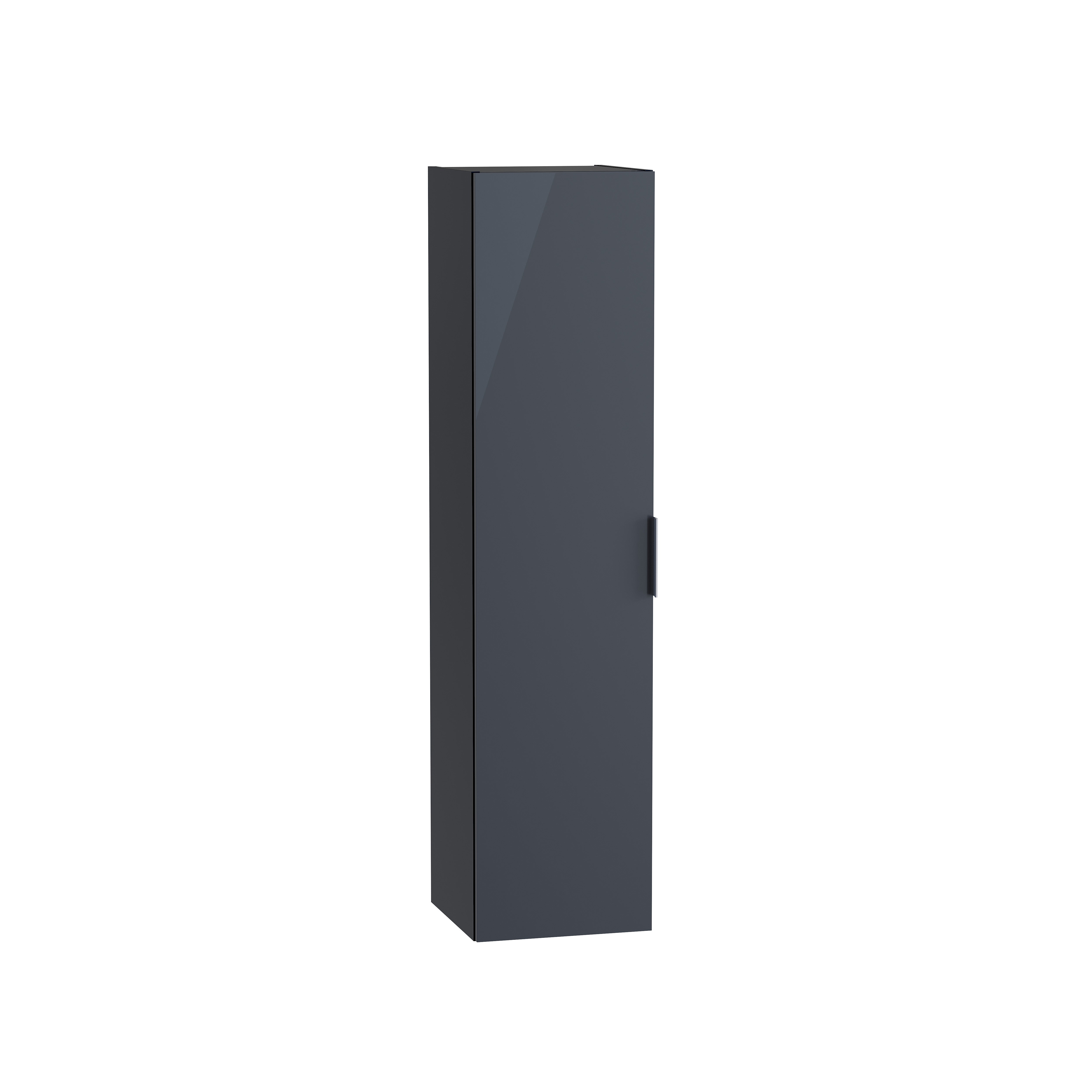 S20 Square Tall Unit, with one door, anthracite high gloss