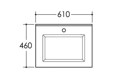 POOL 610mm 1 th Furniture Basin