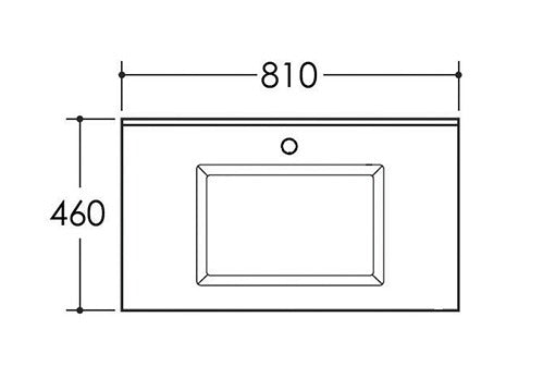 POOL 810mm 1 th Furniture Basin