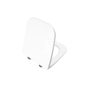 Universal Super Slim Soft WC Seat-DP-White-Square-Wrap-Quick Release