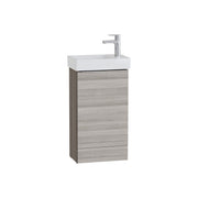 S20 Square Washbasin Unit, with one door, floorstanding, cordoba, right, without siphon