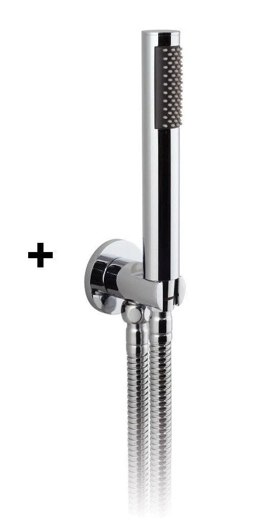 Crosswater Round 2 Way Concealed Thermostatic Valve 250 Over Head Shower and  Hand Shower Set