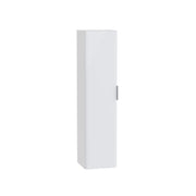 S20 Round Tall Unit, 35 cm, with one door, white high gloss