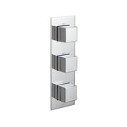 Tablet Notion 2 Outlet 3 Handle Concealed Thermostatic Valve Vertical