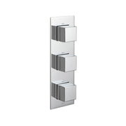 Tablet Notion 3 Outlet 3 Handle Concealed Thermostatic Valve Vertical