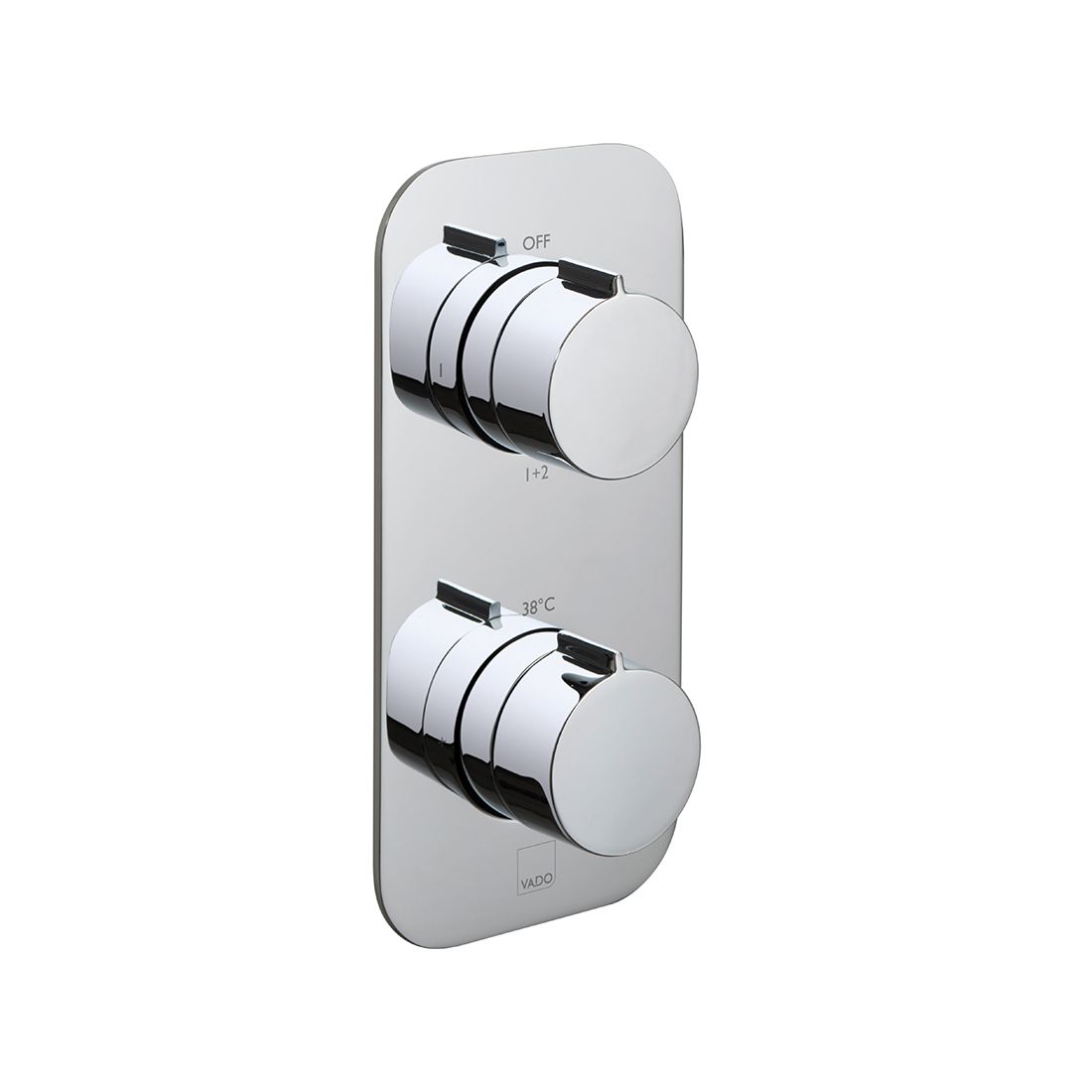 Tablet Altitude 2 Outlet 2 Handle Concealed Thermostatic Valve Vertical