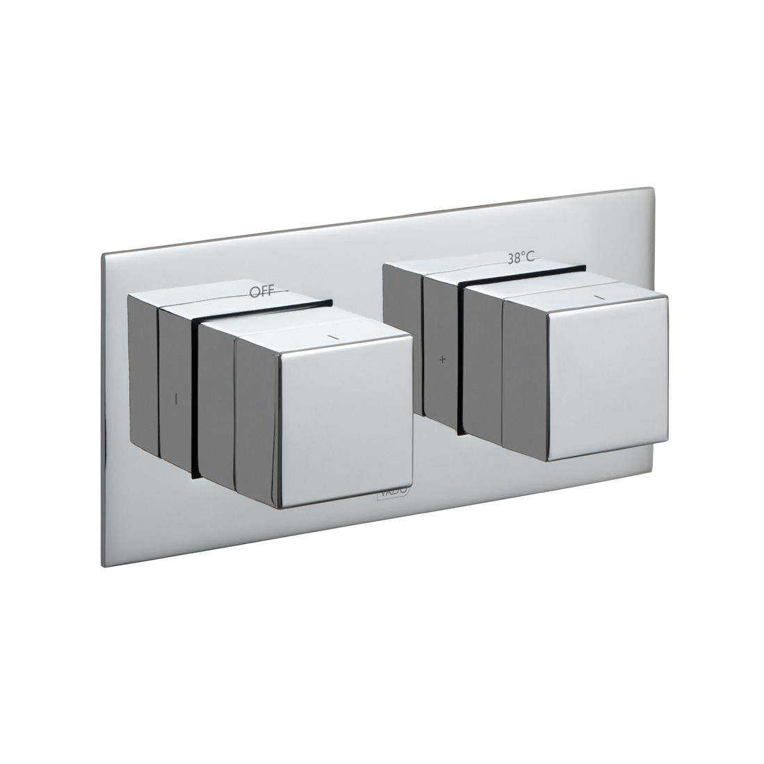 Tablet Notion 2 Outlet 2 Handle Concealed Thermostatic Valve Horizontal