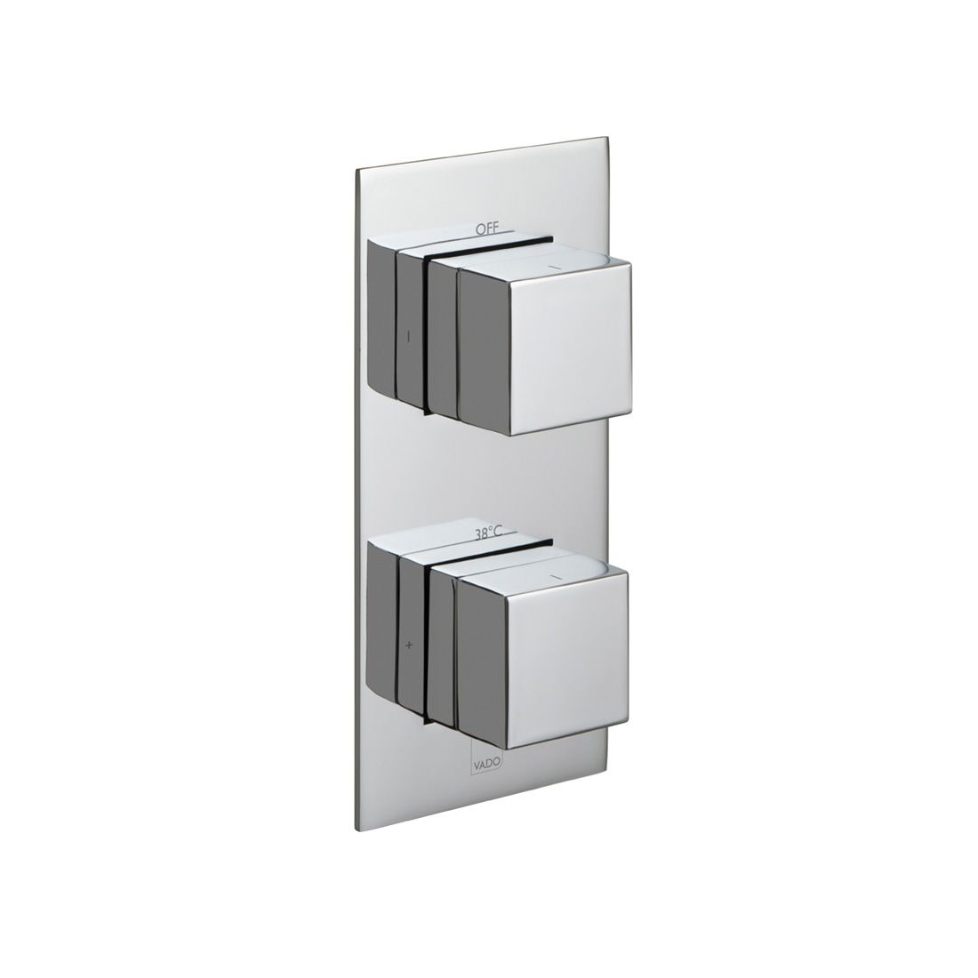 Tablet Notion 2 Outlet 2 Handle Concealed Thermostatic Valve Vertical