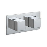 Tablet Notion 1 Outlet 2 Handle Concealed Thermostatic Valve Horizontal