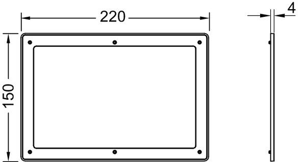 TECEsolid Spacing Frame