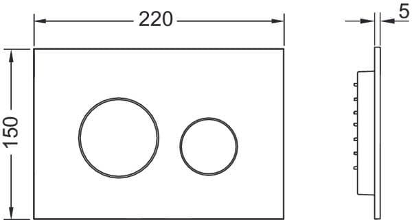TECEloop Dual Flush