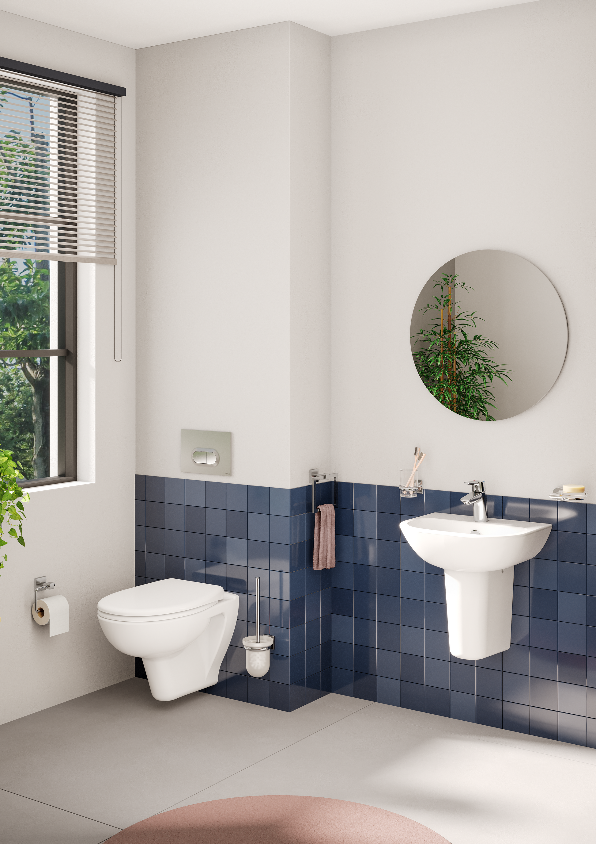 Cloakroom Washbasin, 45cm