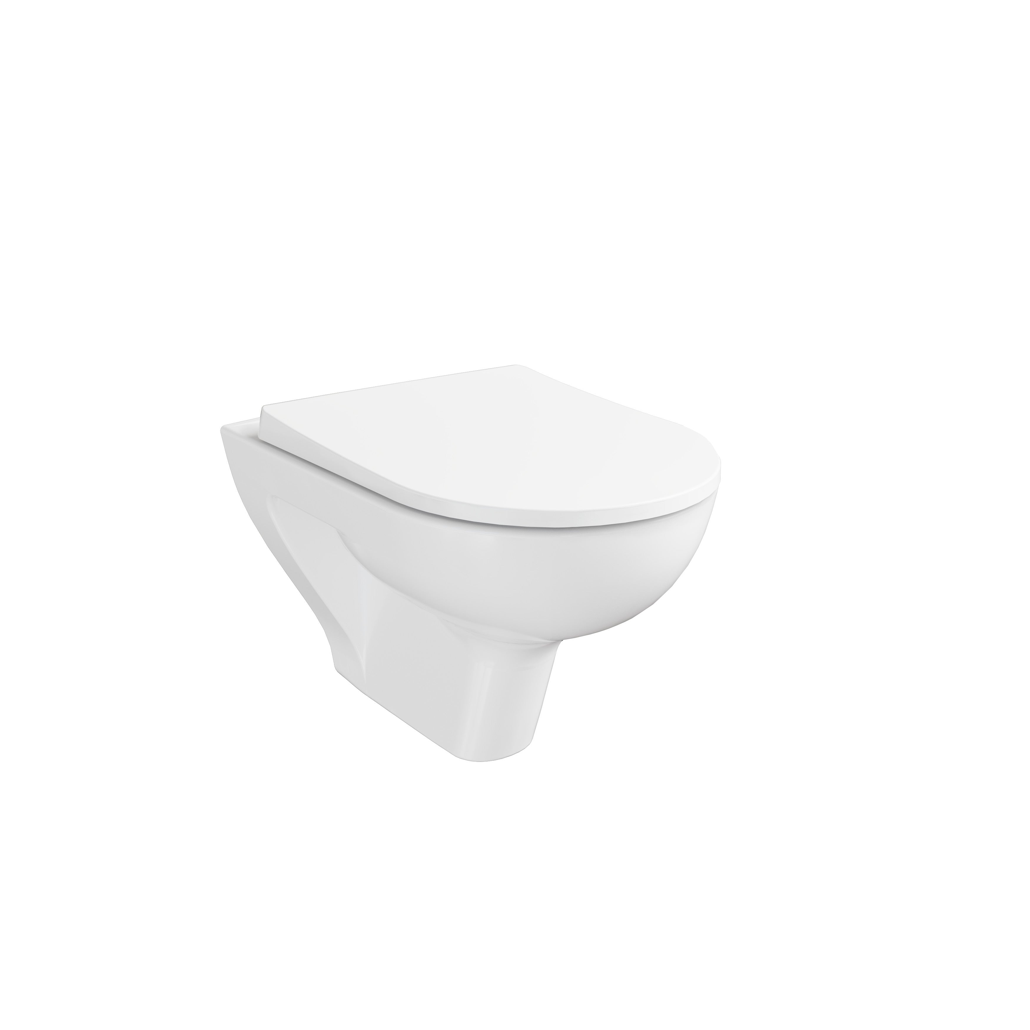 S20 Round Wall-hung WC, Smootflush,Compact
