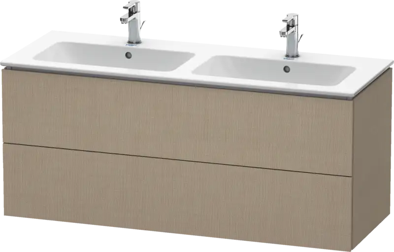 L-Cube Vanity unit wall-mounted - Linen Matt Finish