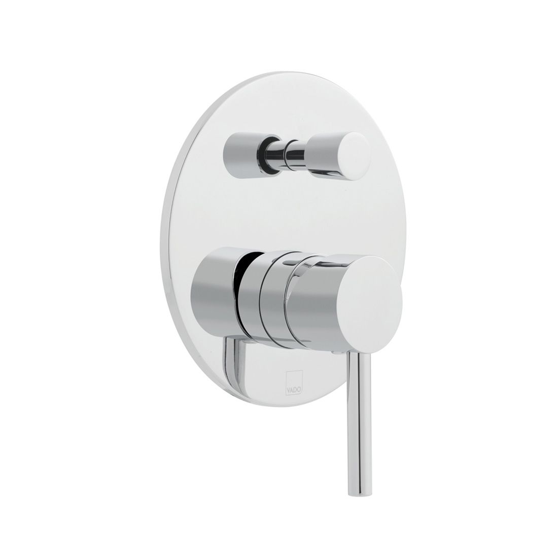 Zoo 2 Outlet Single Lever Concealed Manual Valve with Diverter Round Backplate